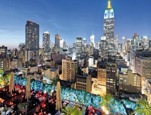 AT NEW YORKS 230 FIFTH, YOU WALK ON AIR