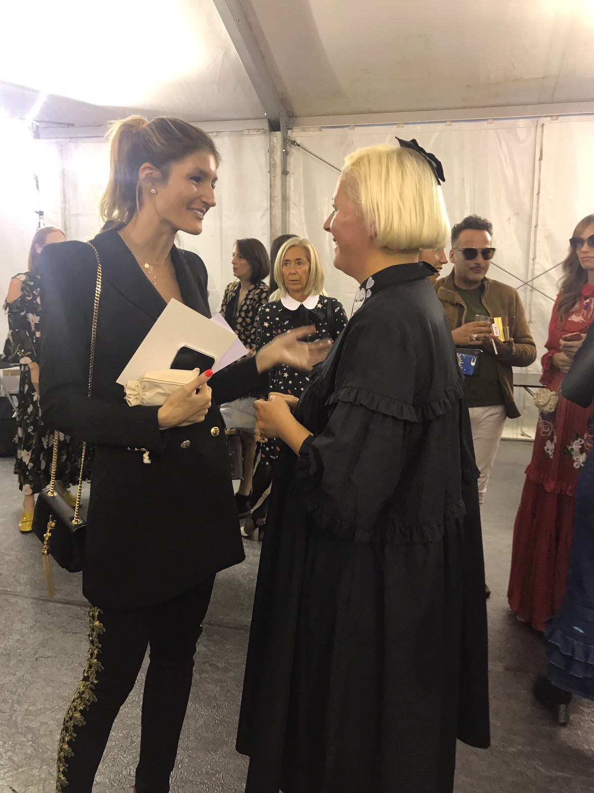 MARIA VITTORIA CUSUMANO E VIVETTA PONTI - MILANO FASHION WEEK 2018 SFILATA VIVETTA