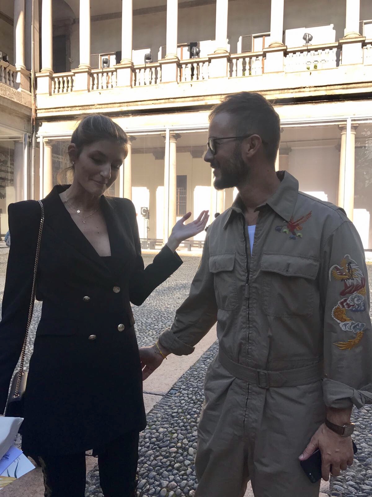 MARIA VITTORIA CUSUMANO E PAOLO STELLA - MILANO FASHION WEEK 2018